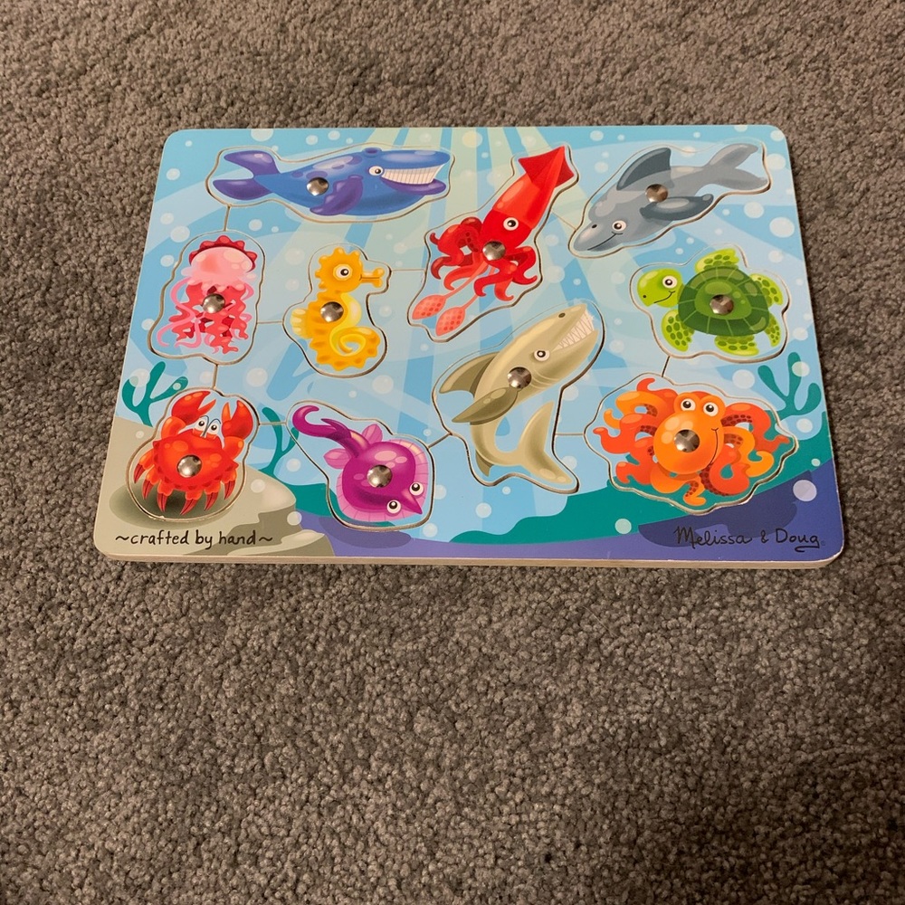 Bundle FREE Melissa and Doug fishing puzzle